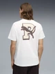 Футболка хлопковая длинная мужская Puma Graphics 69177602 S White с принтом (4069161673849) - изображение 2