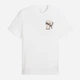Футболка хлопковая длинная мужская Puma Graphics 69177602 S White с принтом (4069161673849) - изображение 4