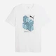 Футболка хлопковая длинная мужская Puma Graphics 69178202 XL White с принтом (4069161672637) - изображение 4