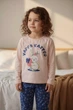 Детская демисезонная пижама для девочки Baykar хлопок р 5 110-116 см 5-6 лет 9350-248 Розовый - изображение 2