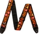 Ремень гитарный Dunlop JH23 2" Jimi Hendrix Blacklight Monterey Orange (R128831) - изображение 1
