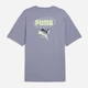 Футболка хлопковая длинная мужская Puma Essentials Graphics 69202365 M Gray Sky с принтом (4069161737039) - изображение 6