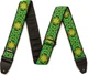 Ремень гитарный Dunlop JH26 2" Jimi Hendrix Blacklight Fillmore Green (R128834) - изображение 1