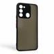 Чехол для телефона TECNO Spark 8C (KG5k) с высокими бортами с защитой камеры черный - изображение 1