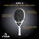 Ракетка для падел тенісу Stiga Racket AIRY 2 (2204-1311-01) - изображение 7