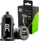 Ładowarka samochodowa Green Cell PowerRide Nano 38W USB-C USB-A PD 3.0 Black (CADM-GC-38AC) - obraz 1