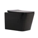 Унитаз подвесной QTAP Tern QT1733052ERMB безободковый черный с сидением Slim Soft Close - изображение 1