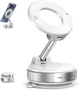 Вакуумный держатель для смартфона TitanMount MagSafe 2025 белый, магнит 2 кг, присоска на стекло и торпедо, 360°(546) - изображение 1