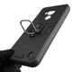 Чехол для телефона Nokia C30 (TA-1377) бронированный с магнитным кольцом-держателем подставкой чёрный - изображение 6