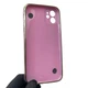 Чохол для телефона Apple iPhone 11 жіночій із ремінцем на подарунок з прикрасами та золотою окантовкою чорничний - зображення 4