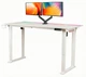 Стол с электрорегулировкой высоты с подсветкой Двухмоторный Flexi Desk White 160x75 см 28049 - изображение 1