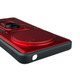 Чехол для Xiaomi Redmi 14C бронированный с кольцом-держателем со шторкой красный - изображение 7