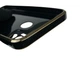 Чехол для Tecno Spark 7 (KF6n) глянцевый с защитой камеры с золотой окантовкой и кольцом MagSafe черный - изображение 4