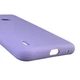 Чехол для Motorola Moto E7 Power силиконовый с микрофиброй нескользящий сиреневый - изображение 6
