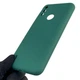 Чохол для Motorola Moto E7 Power силіконовий з мікрофіброю нековзний зелений - зображення 4