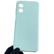 Чехол для Motorola Moto E13 (PAXT0034) силиконовый с микрофиброй нескользящий голубой - изображение 1