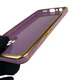 Чехол для OPPO Reno 8T 4G глянцевый с защитой камеры с золотой окантовкой сиреневый - изображение 3