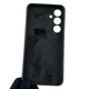 Чохол для Samsung Galaxy S24 Plus (SM-S926B) силіконовий з мікрофіброю нековзний чорний - зображення 3