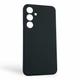 Чохол для Samsung Galaxy S24 Plus (SM-S926B) силіконовий з мікрофіброю нековзний чорний - зображення 7