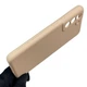 Чохол для Samsung Galaxy S21 FE (SM-G990B) силіконовий з мікрофіброю нековзний пудровий - зображення 5