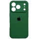 Чехол Fiji Silicone Case Full Camera для Apple iPhone 17 Pro бампер накладка с защитой камеры Army Green - изображение 1