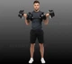 Скамья тренировочная Infinito FitPower со стойками для штанги, приставкой Скотта и набором штанги и гантелей 51 кг - изображение 5
