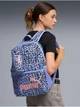 Рюкзак спортивный 20 л вмещает формат А4 Puma Phase Elevated 09173303 Intense Lavender-Animal AOP (4069162046451) - изображение 2