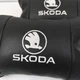 Автомобильные подушки с эластичной стропой и брелоком Skoda из кожи - изображение 6
