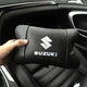 Набор кожаных подушек Suzuki с вышивкой логотипа + брелок в подарок для авто - изображение 9