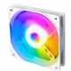 Вентилятор для комп’ютера Manmu 120 мм Rainbow RGB білий корпус - зображення 1