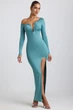 Платье Oh Polly Valeda бирюзовый XS - изображение 15