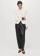 Брюки женские с эффектом кожи MANGO 17075954 Черный XS KL0917 - изображение 2