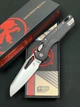 Складной нож ,качеством как ювелирное изделие Microtech MSI S/E Tri-Grip Polymer Black StoneWash Standard (210T-10 PMBK) - изображение 1