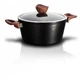 Кастрюля с крышкой Berlinger Haus Ebony Rosewood Collection 4.1 л мраморное покрытие (BH-1717) - изображение 2