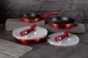Набор сковородок Berlinger Haus Metallic Line Burgundy Edition 3 предмета (BH-7053) - изображение 3