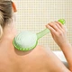 Щетка Avtoaks массажная для душа салатовый цвет длинная ручка - изображение 7