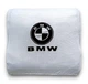 Чехол на подголовник Avtoaks белый цвет с черным логотипом "BMW" 2 шт. - изображение 3