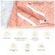 Наматрацник MirSon №1757 Eco Light Coral EcoSilk на гумці в кутках 60x120 см (2200003709711) MirSon 2200003709711 890137 - зображення 3