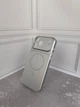 Чехол противоударный матовый c защитой камеры AG-Glass Case with MagSafe для iPhone 17 Pro Max Silver - изображение 2