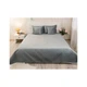 Покрывало Руно двустороннее декоративное Velour Dark Grey ромб 150х220 см (360.55_Dark Grey ромб) Руно 360.55_Dark Grey ромб 876930 - изображение 1