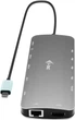 Hub USB i-tec Metal Nano 3x Display Dock Grey (C31NANOTRIPLEDOCKPD) - obraz 3