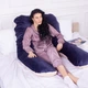 Подушка MirSon для беременных и отдыха Velvet Line №8022 U-образная Ruellia (2200006178545) MirSon 2200006178545 879616 - изображение 5