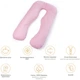 Подушка MirSon для беременных и отдыха Satin Stripe №8026 U-образная Pink (2200006178644) MirSon 2200006178644 879648 - изображение 12