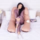 Подушка MirSon для беременных и отдыха Delicate Satin №8028 U-образная Cappuccino (2200006178668) MirSon 2200006178668 879663 - изображение 7