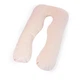 Подушка MirSon для беременных и отдыха Velvet Line №8019 U-образная Cream (2200006178514) MirSon 2200006178514 879603 - изображение 1