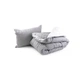 Одеяло Руно 140х205 + подушка 50х70 (1шт.) (924.52_Grey White) Руно 924.52_Grey White 895461 - изображение 1