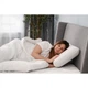 Подушка Ardesto ортопедическая Sleepwell, классическая прямоугольная, пена мемори, 60х40х12см белый (ART6040CLP) Ardesto ART6040CLP 879784 - изображение 2