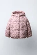 Зимова куртка ZARA 92 см рожево-коричневий артикул Л1185 - изображение 5