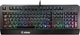 Клавіатура мембранна Vigor GK20 UA 104key, USB-A, EN/UKR/RU, ColorLED, чорний MSI (teh0013864) - зображення 2