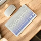 Чохол-клавіатура CaseFashion в комплекті з мишкою для iPad 11 (A16) (2025) Light Blue - зображення 3